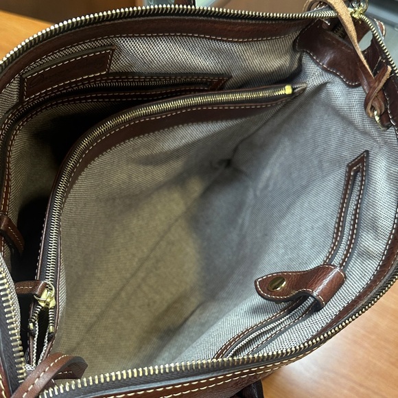 Dooney & Bourke Brown Leather Bag - Picture 9 of 11